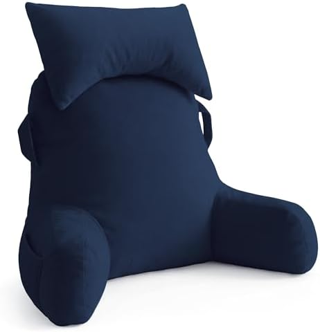 Reading Pillow for Bed, Back Pillow for Bed Sitting Up, Lumbar Support Pillow by Unknown