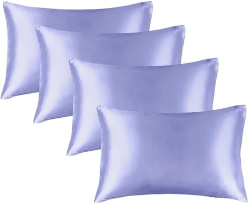 BEDELITE Satin Pillowcases, Standard Size 20x26 Inch by BEDELITE