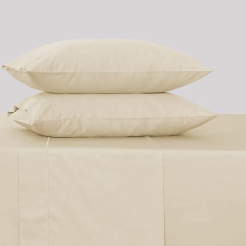 Feather & Stitch 100% Cotton Sateen 500 TC Full Size Bed Sheet Set - Image 4