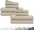 California Design Den 2-Pack 100% Cotton Sateen King Size Bed Sheets Set by CaliforniaDesignDen