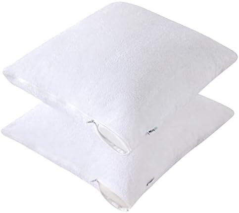 Kingnex 2 Pack Waterproof Feather Proof Pillow Protectors 28x28 - Image 3