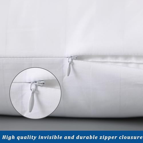 Toddler Pillow Protector Set of 2, 100% Egyptian Cotton Pillow Cases - Image 3