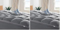 SLEEP ZONE Mattress Topper Queen Size, Extra Thick Fitted Mattress Pad by SLEEPZONELIFE
