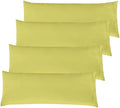 Elegant Comfort 4-Pack Solid Pillowcases 1500 Premium Hotel Quality Microfiber by ELEGANTCOMFORT