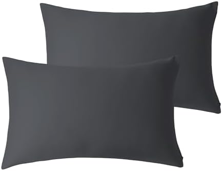 100% Cotton Zippered Pillow Protectors Queen Size by ShunjieHome