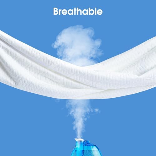 Hanherry 100% Waterproof Mattress Protector Full Size, Mattress Cover 3D Air - Image 5