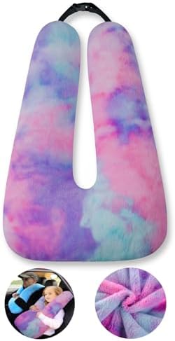 FHSGGP Travel Pillow Car Pillow Kid Car Sleeping Colorful Purple by FHSGGP