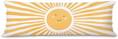 Cute Boho Sun Sunshine 20x54 Body Pillow Cover Case, Sunshine Nursery Decor by Unknown