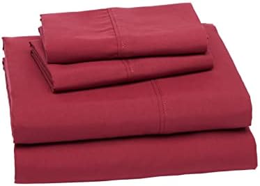 Amazon Basics Breathable, Wrinkle-Free, Ultra-Soft Microfiber 4 Piece Bed Sheet - Image 2