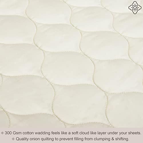 Bioweaves 100% Organic Cotton Mattress Pad Cover, GOTS Certified Cooling - Image 4
