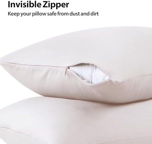 100% Cotton Zippered Body Pillow Protectors 1 Pack - Image 6