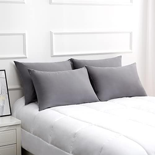 Cotton Pillow Protectors/Cases Queen Size by BestSeason