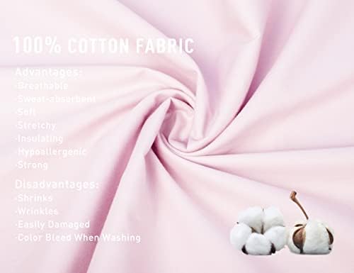 Sunflower Body Pillowcase Cotton Long Pillow Cover 1 Pack, Light Pink - Image 2