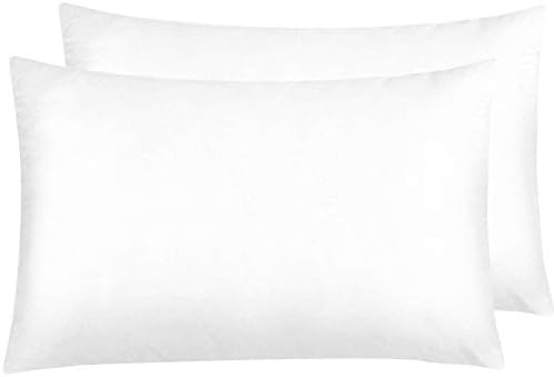 NTBAY Queen Satin Pillowcases, Pure White by NTBAY