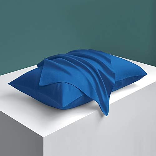 NTBAY King Satin Pillowcases, Royal Blue - Image 4