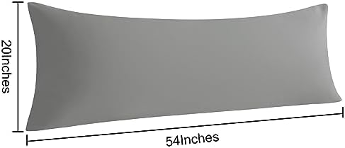 NTBAY Body Microfiber Pillowcases, Smoke Grey - Image 5