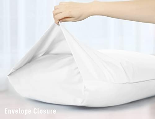 Sunflower Body Pillowcase Cotton Long Pillow Cover 1 Pack, Bright White - Image 4