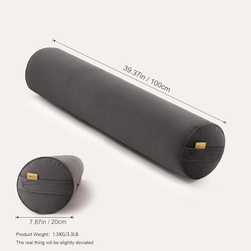 Body Pillow for Adults, Long Round Pillow, Big Cylindrical Pillow, Large Full - Image 2