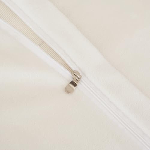 Set of 2 Faux Fur Pillowcases, Luxury Bubble Waffle Carved Plush Standard Size - Image 7