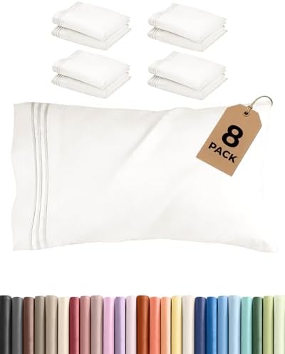 King Standard Pillow Cases Set of 8 by CGKUnlimited