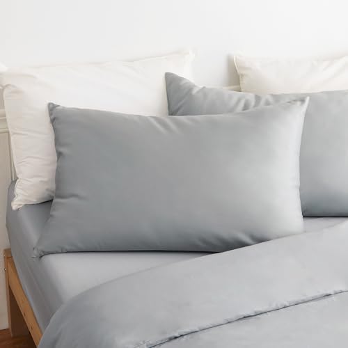 100% Cotton Zippered Pillow Protectors Queen Size - Image 2