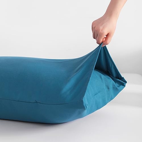 NTBAY Microfiber Queen Pillowcases, 4 Pack, 20 x 30, Teal Blue - Image 5