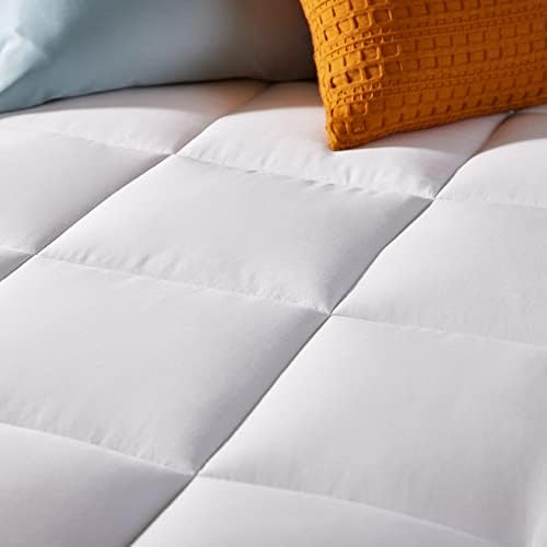 Sleep Innovations Dual Layer 4 Inch Memory Foam Mattress Topper, Queen Size - Image 6