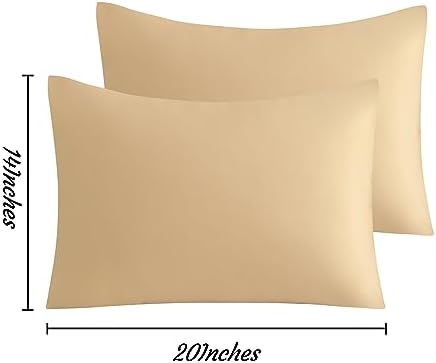 NTBAY Toddler Microfiber Pillowcases, Light Taupe - Image 3
