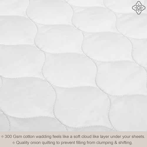 Bioweaves 100% Organic Cotton Mattress Pad Cover, GOTS Certified Cooling 300 - Image 4