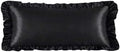 2 Pack Ruffle Satin Pillowcases Body Size 20x54 inch Black by QJFabricCO
