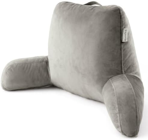 Memory Foam Reading Pillow for Sitting in Bed, Sage Green by Unknown