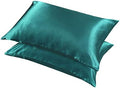 Satin Pillowcases Set of 2, Standard Size Cooling Pillow Cases by LCBD