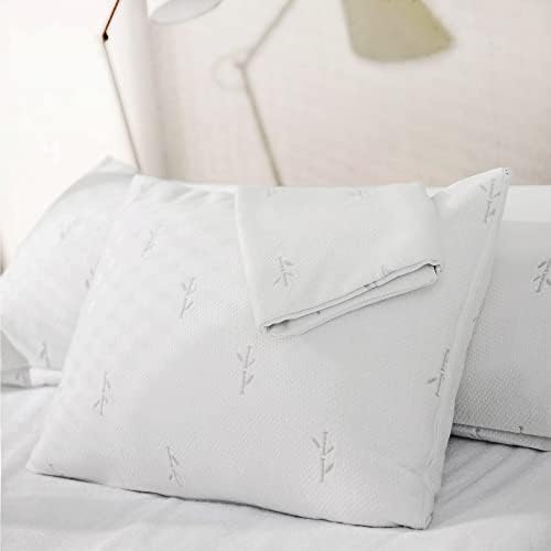 FeelAtHome 20x26inch Cooling Pillow Case, Waterproof Standard 4 Pack by FeelAtHome