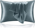 BEDELITE Satin Pillowcases, Queen Size 20x30 Inch, Space Grey by BEDELITE