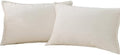 Velvet Cream white Throw Pillow Covers 12”x20”Pack of 2 Soft Decorative by JIAHANNHA