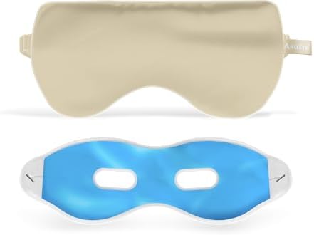 ASUTRA Silk Eye Pillow for Sleep, Champagne by ASUTRAASUWD