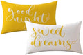 Bedding Decorative Lumbar Pillowcases Sweet Dreams Good Night Cushion Covers by ULOVE+LOVE+YOURSELF