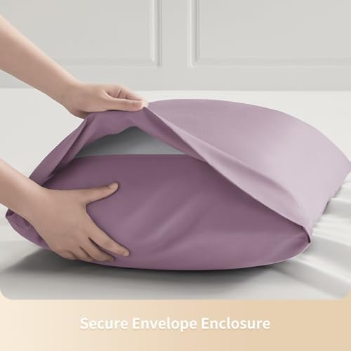 Queen Pillowcases, Cooling Viscose from Bamboo Pillow Covers - Image 5