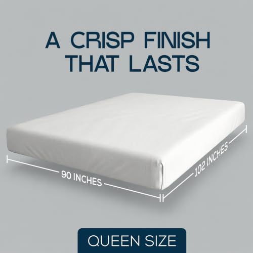 Bulk 24-Pack Queen Flat Sheet Only, Hotel Top Sheet - Image 2