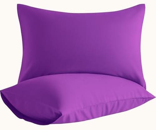 King Pillow Cases, 2 Pack, 20x40 in, Microfiber by Aerlomi