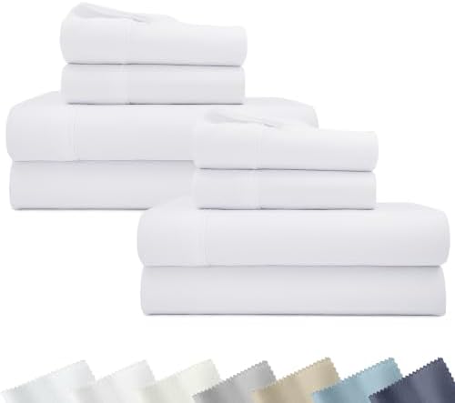 California Design Den 2-Pack 100% Cotton Sateen Full Size Sheets Set by CaliforniaDesignDen