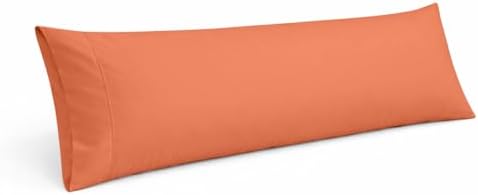 Cotton Delight Organic Cotton Body Pillow Cover 20x72 – 600 Thread Count Sateen by Cotton+Delight