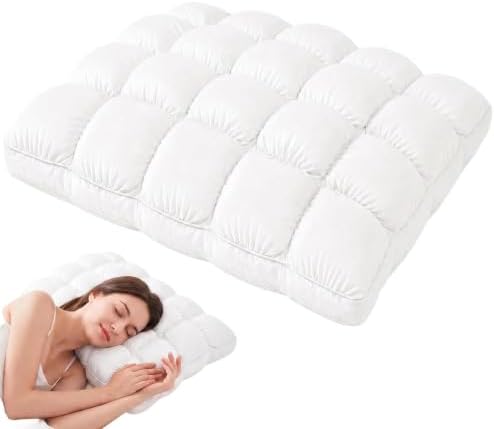 Marshmallow Pillow Supportive Cloud Grid Breathable Soft Sleeping - Image 6