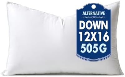 MIULEE 12x16 Inch Synthetic Down Alternative Pillow Insert by MIULEE