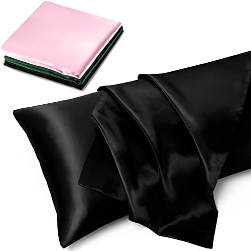 TREELY 1 Pack Satin Pillow Covers 20x60 Inches by treely