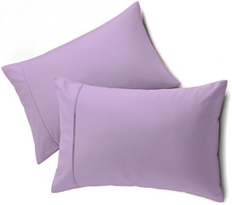 QUEENSBAY King Pillow Cases Set of 2, Envelope Closure, Easy Care, Comfortable by Queensbay