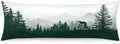 Mountain Bike Riding Body Pillow Cover Long Pillowcase by Unknown