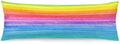 Rainbow Body Pillow Cover Watercolor Lines Pillowcase by Unknown