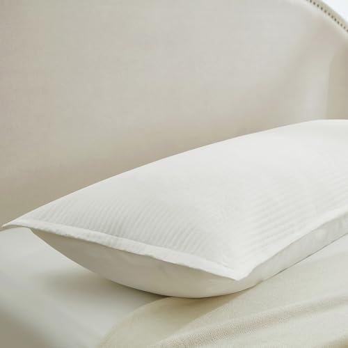 Quilted Body Pillow Cover, Striped Long Size 21"x54" Body Pillowcase 1PC Soft - Image 5
