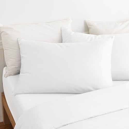 100% Cotton Zippered Pillow Protectors Standard Size - Image 2